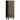 Hoge kast 40x33x110 cm massief mangohout zwart