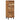 Highboard met plank Bruin 40 x 33 x 110 cm Massief acaciahout