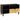 TV-kast Zwart en Goud 80 x 33 x 46 cm massief mangohout