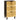 Dressoir Zwart en Goud 40 x 33 x 75 cm massief mangohout
