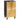 Dressoir Zwart en Goud 40 x 33 x 75 cm massief mangohout