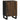 Badkamerkast Bruin en zwart 38 x 33.5 x 58 cm Massief mangohout