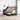 Bed met matras 140x190 cm stof donkerbruin
