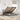 Bed met matras 140x190 cm stof taupe