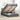 Bed met matras 120x200 cm stof donkergrijs