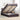 Bed met matras 120x200 cm stof donkerbruin