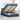 Bed met matras 120x200 cm stof blauw