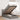 Bed met matras 100x200 cm stof taupe