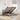 Bed met matras 140x190 cm stof taupe
