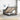 Bed met matras 140x190 cm stof donkergrijs