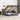 Bed poef met matrassen en LED's 140x190cm kunstleer grijs