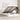 Bed poef met matrassen en LED's 140x200cm kunstleer zuiver wit