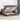 Bed poef met matrassen en LED's 160x200cm kunstleer grijs