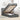 Bed poef met matras en LED's stof 80x200 cm donkergrijs