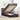 Bed poef met matras en LED's 90x200 cm stof donkerbruin