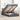 Bed poef met matras en LED's 120x190 cm stof donkergrijs