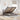 Bed poef met matras en LED's 140x190 cm stof taupe