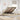 Bed poef met matras en LED's 140x200 cm stof crèmekleurig