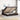 Bed poef met matras en LED's stof 180x200 cm donkerbruin