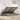 Bed poef met matras en LED's 180x200 cm stof lichtgrijs