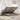 Bed poef met matras en LED's 180x200 cm stof taupe