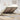 Bed poef met matras en LED's 180x200 cm stof crèmekleurig