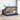 Bed poef met matras en LED's 180x200 cm stof blauw