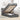 Bed poef met matras en LED's stof 80x200 cm donkergrijs