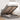 Bed poef met matras en LED's 120x190 cm stof taupe