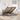 Bed poef met matras en LED's 140x190 cm stof taupe