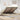 Bed poef met matras en LED's 180x200 cm stof crèmekleurig