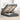 Bed poef met matras en LED's 120x190 cm stof donkergrijs