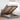 Bed poef met matras en LED's 120x190 cm stof taupe