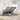 Bed poef met matras en LED's stof 140x190 cm lichtgrijs