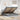 Bed poef met matras en LED's 180x200 cm stof lichtgrijs