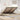 Bed poef met matras en LED's 180x200 cm stof crèmekleurig
