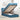 Bed poef met matras en LED's 80x200 cm fluweel donkerblauw