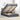 Bed poef met matras en LED's 120x190 cm fluweel donkergrijs