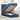 Bed met matras 90x200 cm stof blauw
