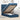 Bed met matras 90x200 cm stof blauw