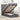 Bed poef met matras en LED's stof 80x200 cm donkergrijs