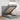 Bed poef met matras en LED's stof 80x200 cm lichtgrijs