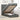 Bed poef met matras en LED's stof 80x200 cm donkergrijs