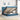 Bed poef met matrassen en leds 200x200 cm fluweel donkerblauw