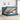 Bed poef met matrassen en leds 200x200 cm fluweel donkerblauw
