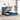 Bed poef met matrassen en leds 200x200 cm fluweel donkerblauw