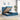 Bed poef met matrassen en leds 200x200 cm fluweel donkerblauw