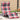 Opvouwbare ligstoel Rood Geruit Patroon 175x54x8,5 cm Oxford Stof