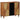 Dressoir met plank Bruin 90 x 33.5 x 75 cm Massief mangohout