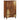 Highboard met plank Bruin 60 x 33.5 x 100 cm Massief mangohout